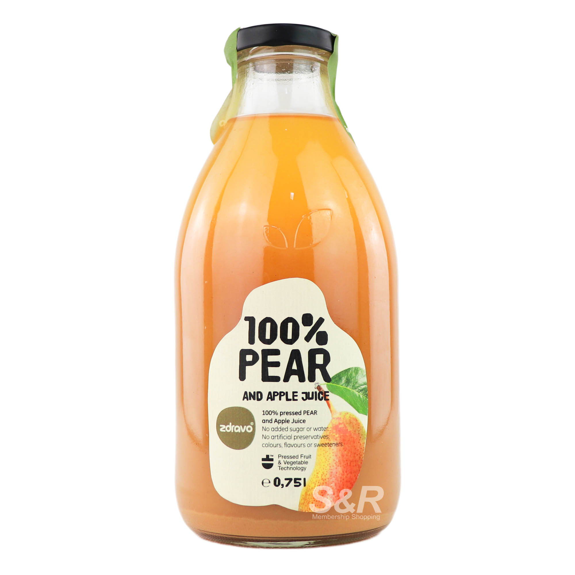 Zdravo Organic 100% Pear And Apple Juice 750mL